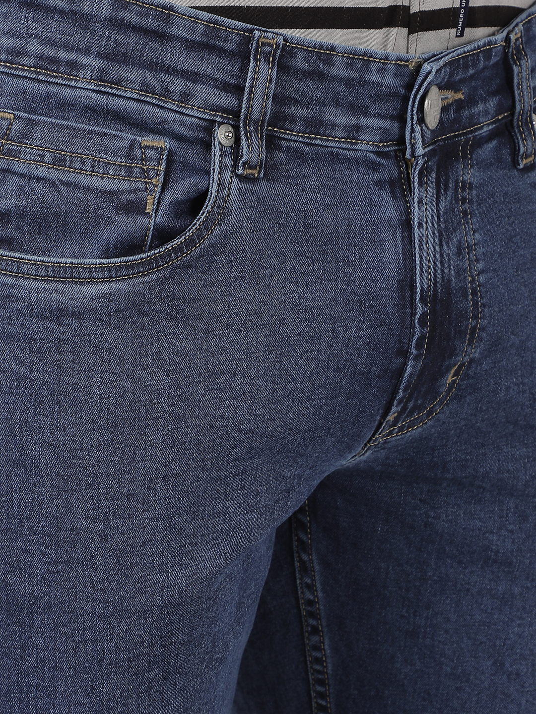Numero Uno Men Faded Blue Jeans